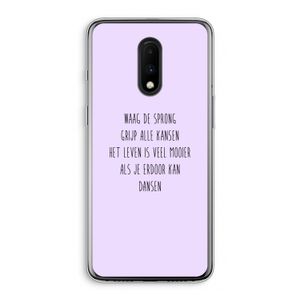 Sprong: OnePlus 7 Transparant Hoesje