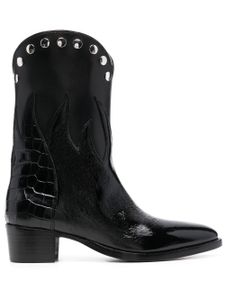 Vivienne Westwood bottines d'inspiration western - Noir