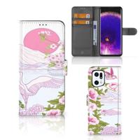 OPPO Find X5 Pro | Telefoonhoesje | Met pasjeshouder | Bird Standing