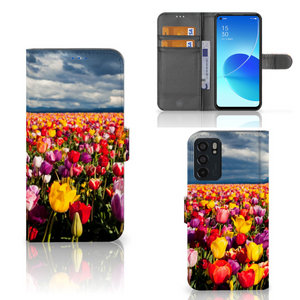 OPPO Reno6 5G Hoesje Tulpen