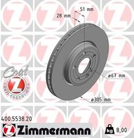 Remschijf COAT Z 400553820