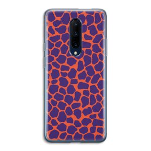 Purple Giraffe: OnePlus 7 Pro Transparant Hoesje
