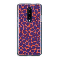Purple Giraffe: OnePlus 7 Pro Transparant Hoesje