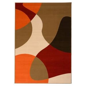 Tapeso Abstract vloerkleed - Ease Nova terra - 200x300 cm