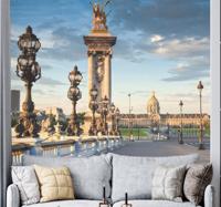 Fotobehang Paris Brug in parijs