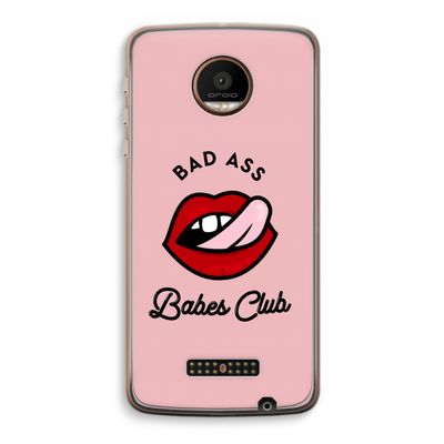 Badass Babes Club: Motorola Moto Z Force Transparant Hoesje