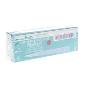 Scalpel S.m Disposable Steriel Nr11 10