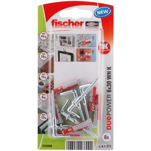 Fischer 535000 schroefanker & muurplug 6 stuk(s) Schroef- & muurplugset 30 mm