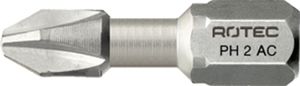 Rotec PRO Insertbit PH 3 L=25mm C 6,3 Torsion RVS - 10 stuks - 8011003