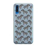 Zebra: Samsung Galaxy A50 Transparant Hoesje