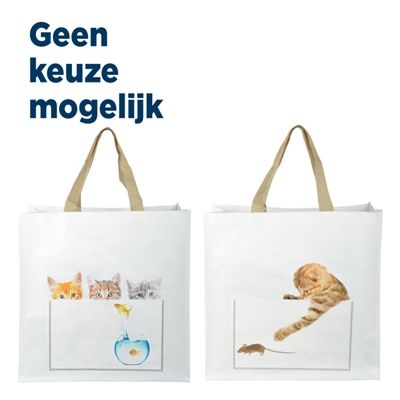 Hoppe shoppingbag kiekeboe kat assorti