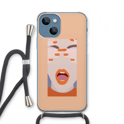Surprise: iPhone 13 mini Transparant Hoesje met koord