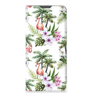 Motorola Moto G22 Hoesje maken Flamingo Palms