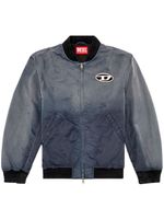 Diesel veste bomber J-Kepes à plaque logo - Gris - thumbnail