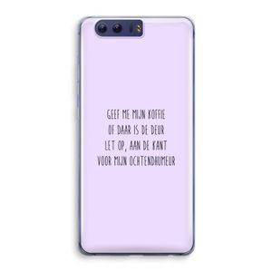 Ochtendhumeur: Honor 9 Transparant Hoesje