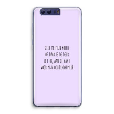 Ochtendhumeur: Honor 9 Transparant Hoesje