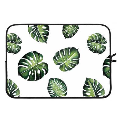 Tropische bladeren: Laptop sleeve 13 inch