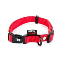 Martin Halsband verstelbaar nylon rood - thumbnail