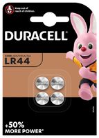 Batterij Duracell knoopcel 4xLR44 alkaline ÃƒÆ'Ã‹Å“11,6mm - thumbnail