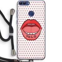 Yolo Denise: Huawei P Smart (2018) Transparant Hoesje met koord