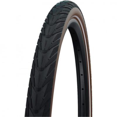 Schwalbe energizer plus 50-622 28x2.00 zwart / coffee bruin reflectie hs492 (label)