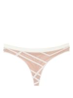 Marlies Dekkers string Illusionist à motif en jacquard - Tons neutres - thumbnail