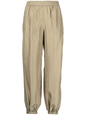 Semicouture pantalon court à taille élastiquée - Vert
