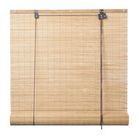 Rolgordijn bamboe - naturel - 120x180 cm - thumbnail
