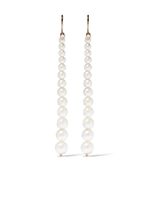 Mizuki boucles d'oreilles Sea of Beauty en or jaune 14ct orné de perles Akoya et de diamants