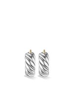 David Yurman créoles Sculpted Cable en argent sterling - thumbnail