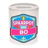 Vrolijke kinder spaarpot voor Bo - Spaarpotten - thumbnail
