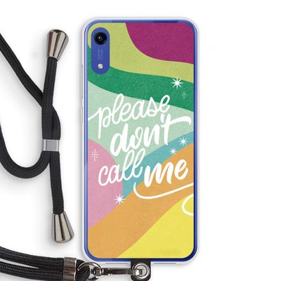 Don't call: Honor Play 8A Transparant Hoesje met koord