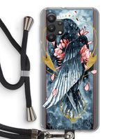 Golden Raven: Samsung Galaxy A32 5G Transparant Hoesje met koord