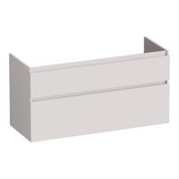 Brauer Delight - Onderkast - 120 cm - met 2 Softclose Lades Greeploos en 1 Sifon Uitsparing - Mat Zand