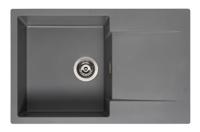 Reginox Amsterdam 78 grey silvery spoelbak