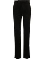 Zegna corduroy straight-leg trousers - Noir - thumbnail