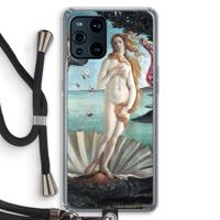 Birth Of Venus: Oppo Find X3 Transparant Hoesje met koord