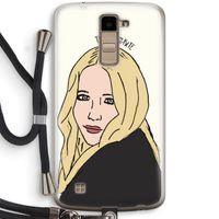 Mary Kate: LG K10 (2016) Transparant Hoesje met koord
