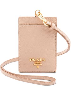 Prada étui en cuir - Tons neutres