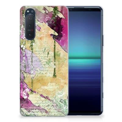 Smartphone hoesje Sony Xperia 5II Letter Painting Smartphone hoesje Sony Xperia 5II Letter Painting