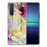 Smartphone hoesje Sony Xperia 5II Letter Painting