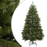 VidaXL Kunstkerstboom met scharnieren en standaard 240 cm groen