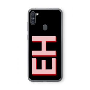 Monogram: Samsung Galaxy A11 Transparant Hoesje