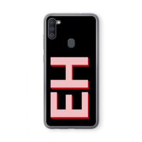 Monogram: Samsung Galaxy A11 Transparant Hoesje