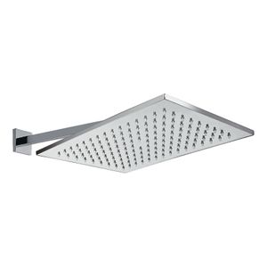 Hoofddouche Tres Selection | 22x32 cm | Incl.Muurarm | Rechthoek | Chroom