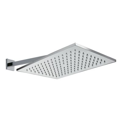 Hoofddouche Tres Selection | 22x32 cm | Incl.Muurarm | Rechthoek | Chroom
