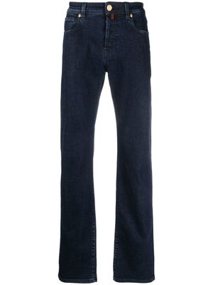 Billionaire jean à patch logo - Bleu