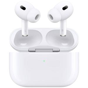 Apple AirPods Pro (2. Gen) + MagSafe Charging Case USB-C AirPods Bluetooth Stereo Wit Noise Cancelling Headset, Oplaadbox, Bestand tegen zweet, Waterafstotend