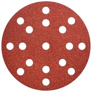 Metabo Accessoires Hechtschuurpapier | Ø 125 mm multiperforatie | P 40 | hout en metaal (50 st.) - 626848000