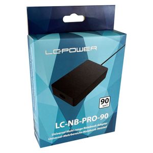 LC-Power LC-NB-PRO-90 netvoeding & inverter Binnen 90 W Zwart
